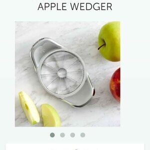 pampered chef stainless steel apple wedger - core remover and slicer